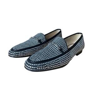 Sam Edelman Loraine Glitz Rhinestone Embellished Loafer Flats Size 9